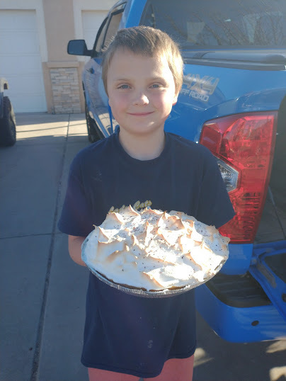 Ayden 5th grader Chocolate Pie Memorized 80 digits of Pi