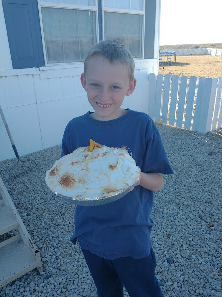 Paxton 4th grader Lemon Pie, Memorized 20 digits of Pi